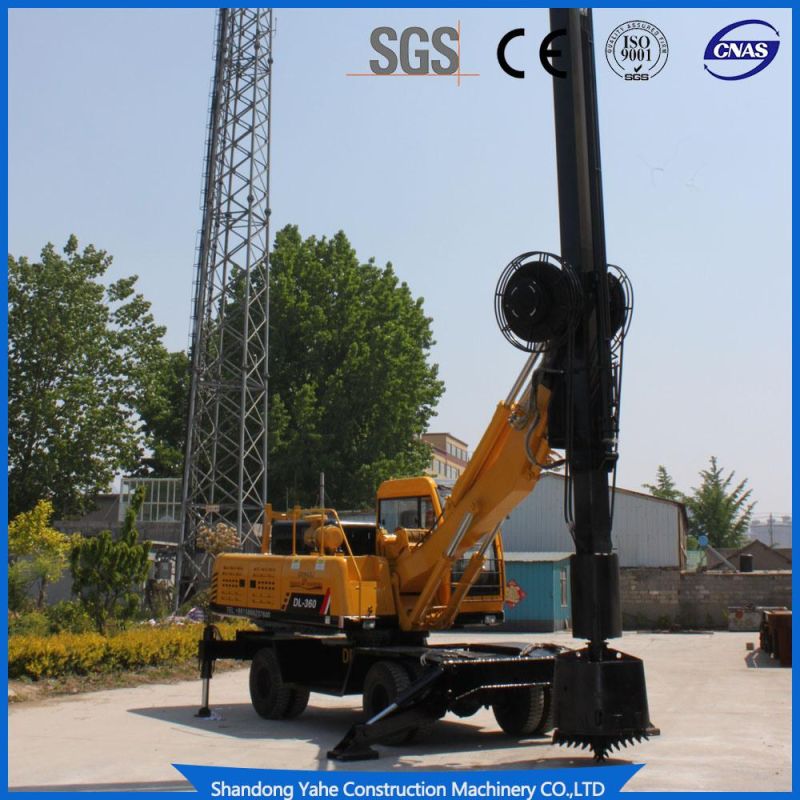 360 Degree Rotation Wheel Type Drilling Machine