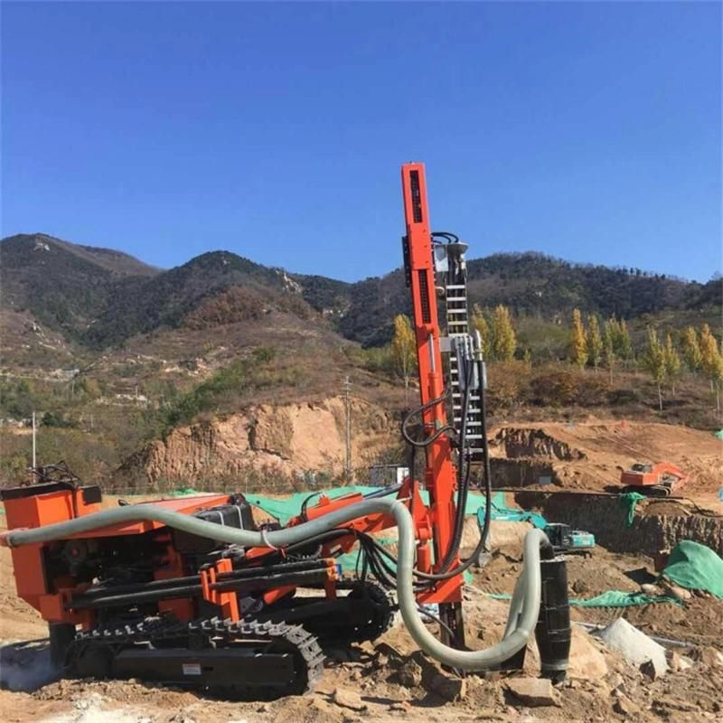 Portable Ground Air Hydraulic Crawler Mining Borehole Drilling Rig Machine