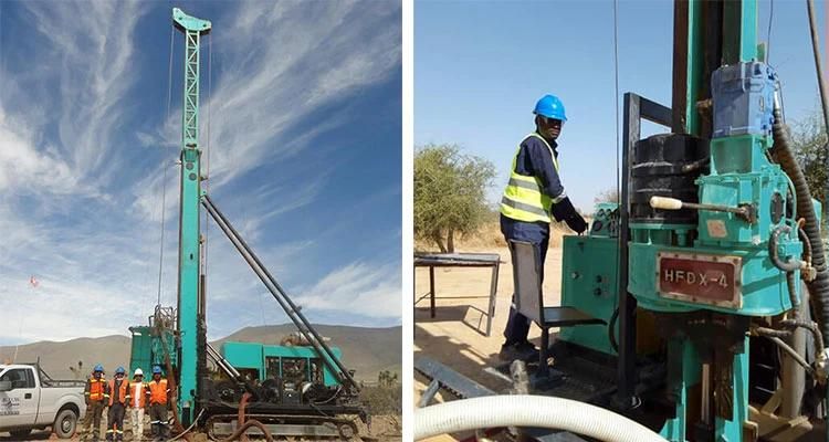Hfdx-4 Professional Hydraulic Drilling Rig / Mining Core Drilling Machine