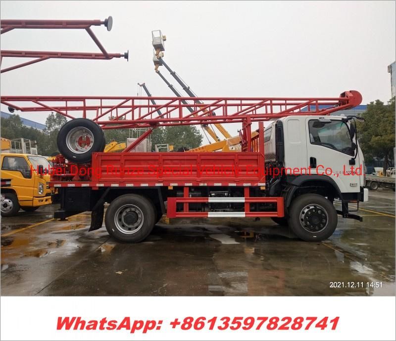 150m 4X4 Double Cabin Drill Truck DFAC