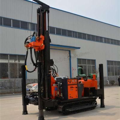Tricycle Type 130m Wheel Pneumatic Hydraulic Water Well Drilling Rig