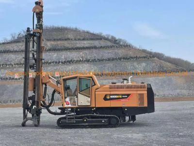 GOODENG GQ460 Surface Hydraulic Integrated DTH Drill Rig Crawler Type