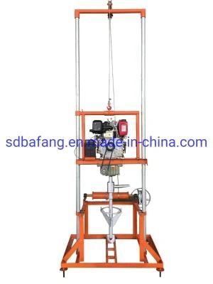 Household Gasoline Drill Rigs Portable Drilling Machine for Water Used