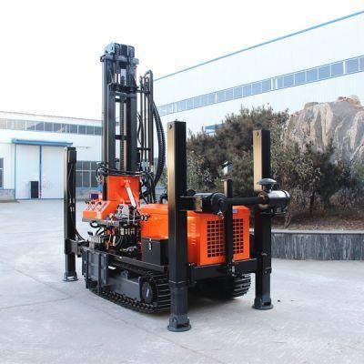 Diesel 180m Water Truck Machine Borehole Machinery Well Drilling Rig Crawler Mounted