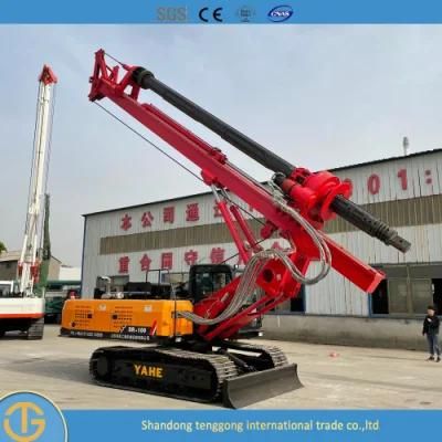 Small Hydraulic Piling/Drilling Rig Machine Dr-100 Portable Core/Engineering Drill Rig Depth 20m with Two Drill Bit for Free