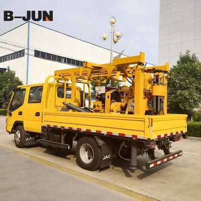 Truck-Mounted Well Water Drilling Rig 200m Portable Well Drilling Rig