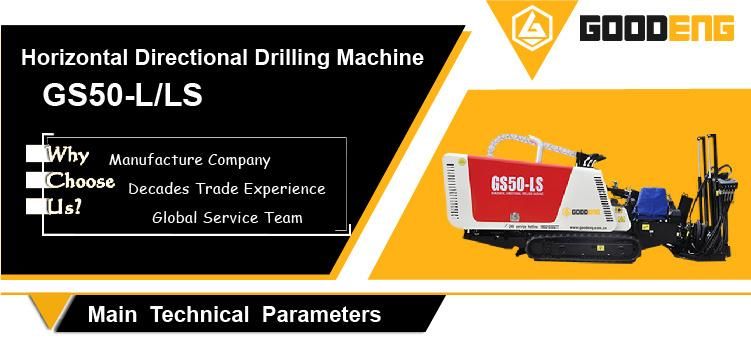 Goodeng minitype GS50-LS HDD rig trenchless machine with Yanmar engine