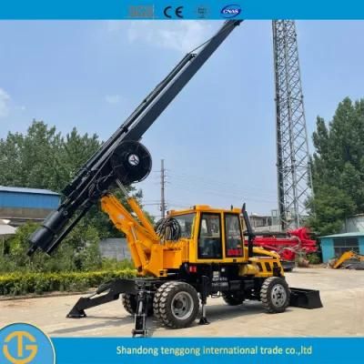 Hydraulic Cylinder Micro Tractor Portable Small Drilling Rig for Sale Dl-180 Model