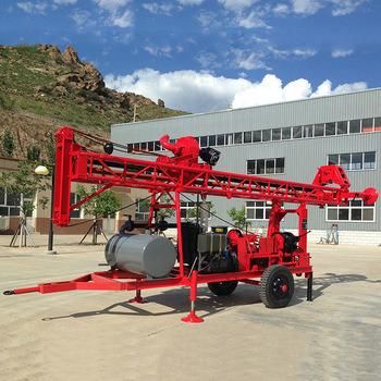 Trailer Mounted Water Well Drilling Rig for Sale