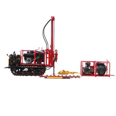 50m Portable Mountain Borehole DTH Drilling Rig