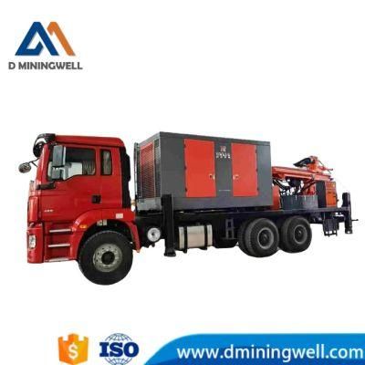 600 Meters DTH and Reverse Circulation Water Well Drilling Truck Mounted Borehole Drilling Rig