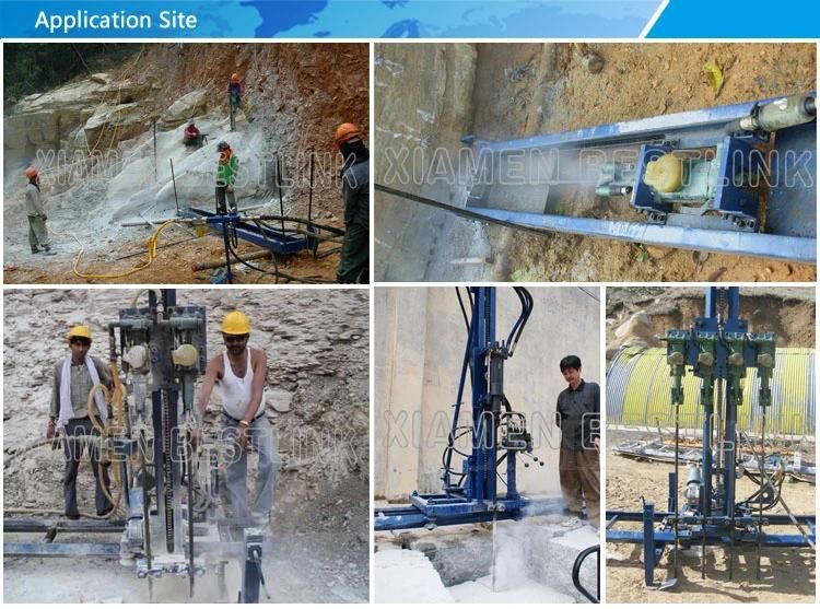 Pneumatic Mobile Rock Drill for Vertical & Horizontal
