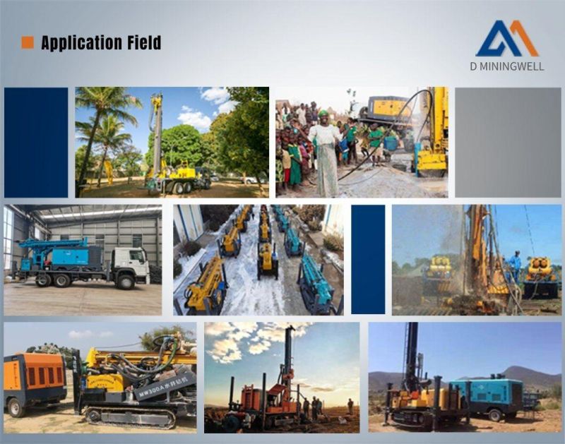 Dminingwell MW280 Water Well Drilling Rig Geotechnical Exploration 300m Deep Borehole Water Well Drilling Rig Machine