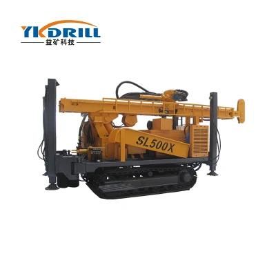 300m for Sale DTH with Diesel Engine Portable Hydraulic Water Well Drilling