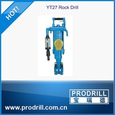 Yt27hand Held Rock Drill for Wet Drilling