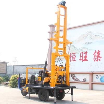 Geological Coring Drilling 160m Depth Tricycle Deep Well Rig