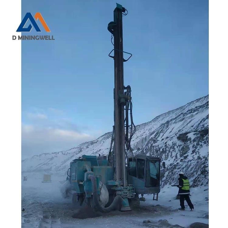 Eleveted DTH Mining Machine Borehole Drilling Machine Mine Rock Drill Rig