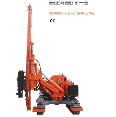 Earth Galvanized Steel Ground Screw Pile Driver Drilling Machine for Solar Panel Structure Mount