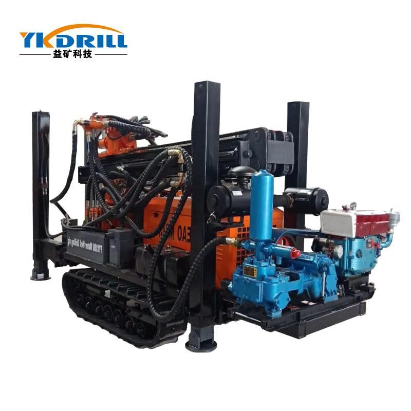 Fyx180 Rubber Crawler Water Well Drilling Rig