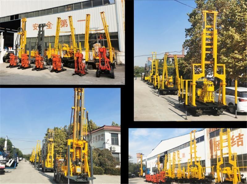Water Drilling Machine Hydraulic Water Oil Diesel Hard Rock Core Rotary Drilling Rig Geological 200m Construction Exploration