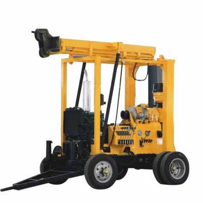 Hot Sale 600m Trailer-Mounted Geotechnical Spt Equipment Core Drill