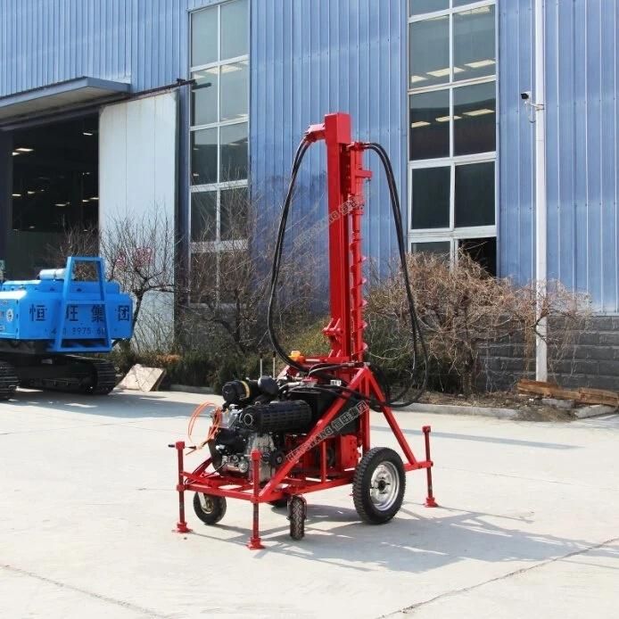 Hws-30 Widely Used in Rugged Mountainous 50m Borehole Drilling Rig