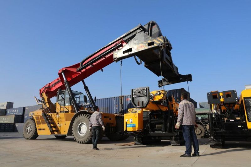 China Borehole Portable Crawler for Sale in Dubai Electric Water Well Hydraulic Diamond Core Drilling Rig