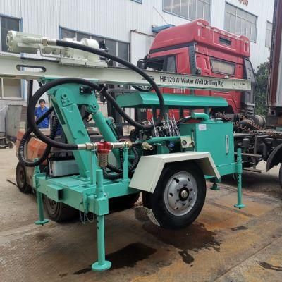 Portable Hydraulic Water Well Drill Rig Hf150W