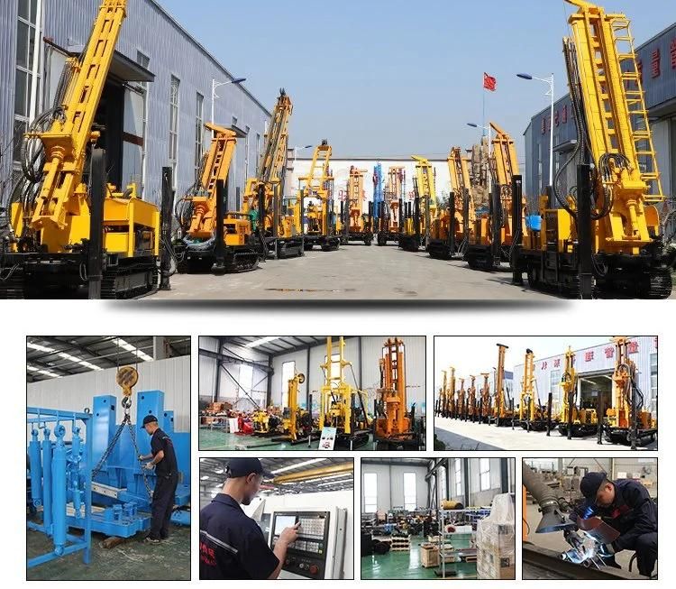 Multifunction Portable Gradeability 30 Hydraulic Pneumatic Water Well Drilling Rig