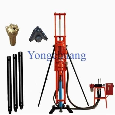 Geotechnical Investigation Drill Rig with Drill Pipe and Drill Bit