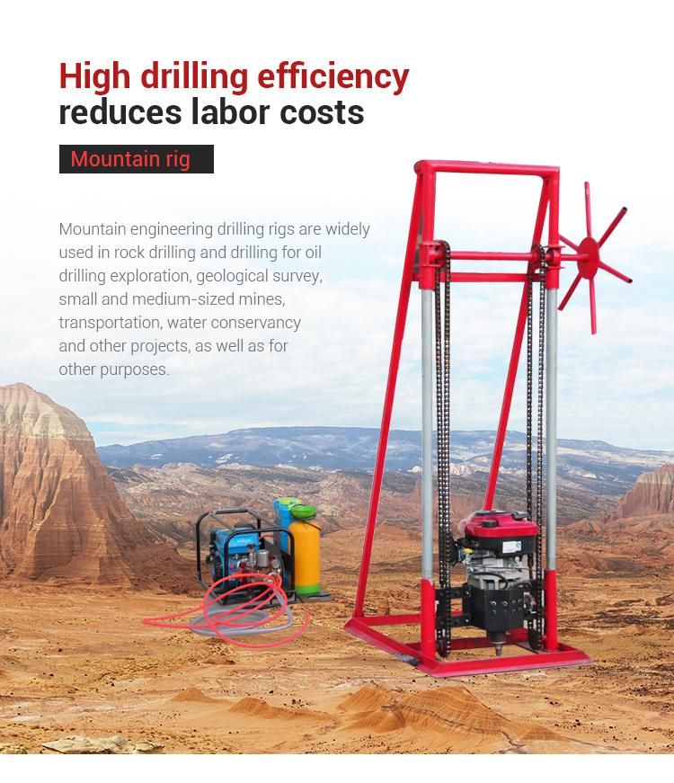 Rotary Geological Exploration Rig Multifunctional Lightweight Rock High Quality Quality Assurance