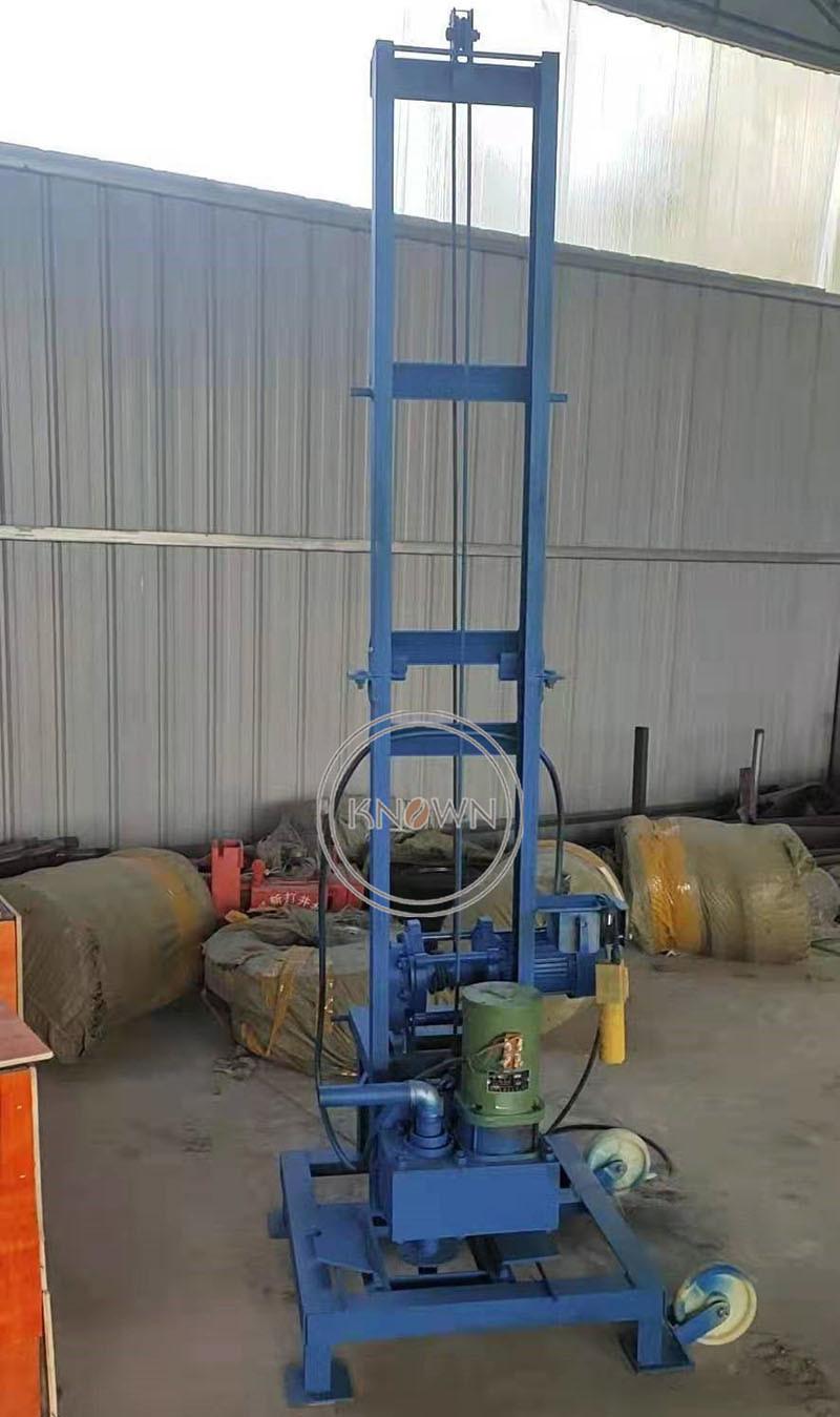 Electric Foldable Water Well Drill Machine Portable Hydraulic Deep Well Borehole Drilling Rig 3kw