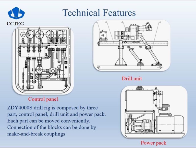 Zdy4000s Explosion-Proof Drilling Rig