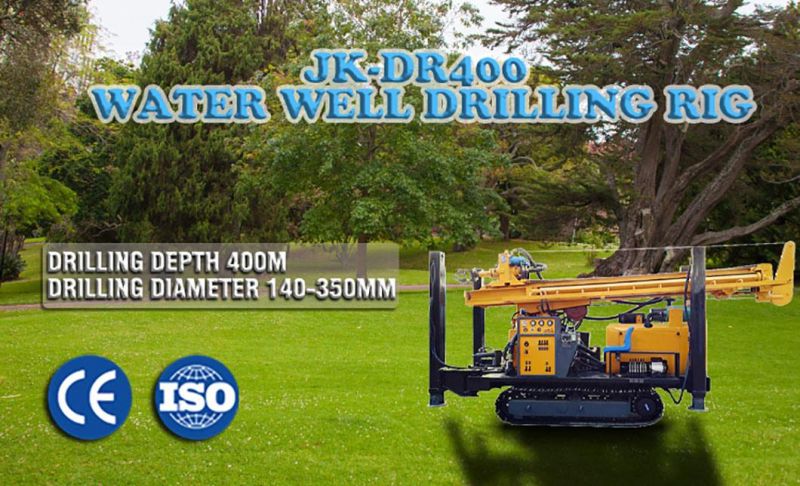 Jk-Dr400 Diesel Engine Hydraulic Crawler Water Well Drilling Rig Price