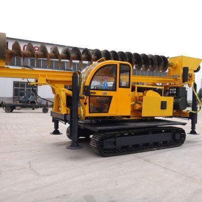 China Supply Hydraulic Auger Crawler 360-6 Drilling Rig / Pile Driving Machine / Screw Pile Driver