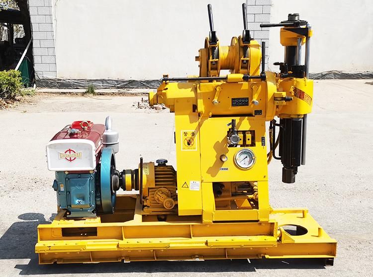 Durable 100m Deep Rock Borehole Soil Underground Water Well Drilling Rig Machine for Sale