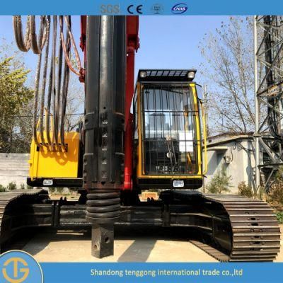 Electric Ground Screw Portable Surface Pile Driver Crawler Surface Drilling Rig
