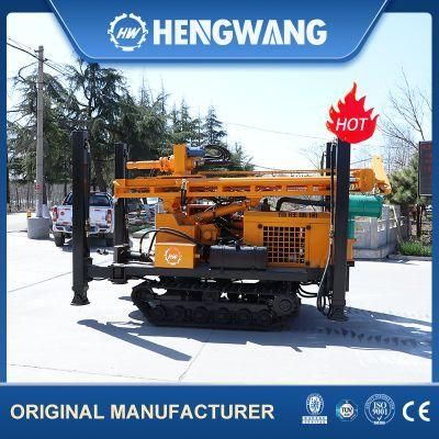 Pneumatic 200m Depth Drilling Rig with Mud Pump