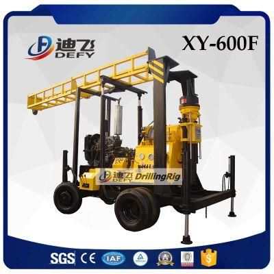 250m-600m Hydraulic Water Well Drilling Rig Drilling Machine