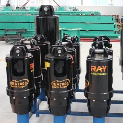Drill Rotary Head Auger Drive Excavator Attachment Hydraulic Auger Motor for Crane