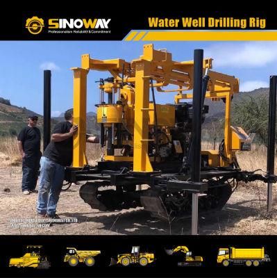 Pneumatic Portable Hydraulic Water Well Borehole Drilling Rig Machine