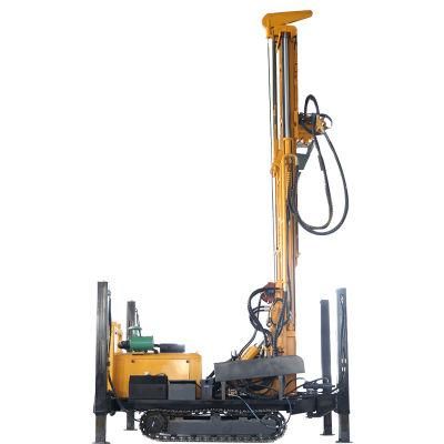 350m Small Diesel Engine Water Well Drilling Rig Machine