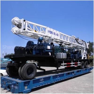 800m Trailer Mounted Borehole Drilling Machine with 600mm Hole