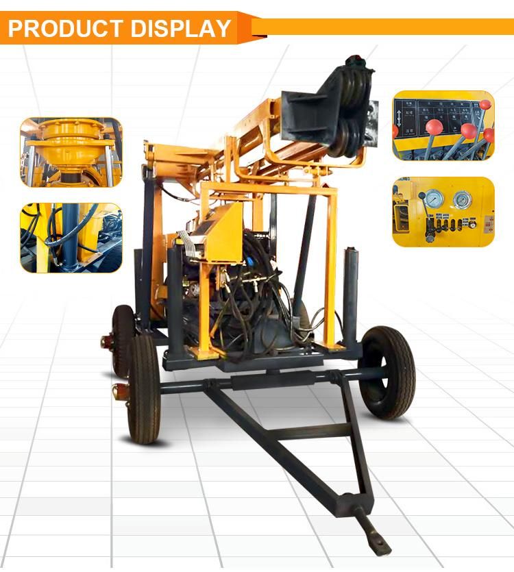 Portable Core Drilling Machine 500m Hard Rock Drilling Rig Mining Drilling Machine