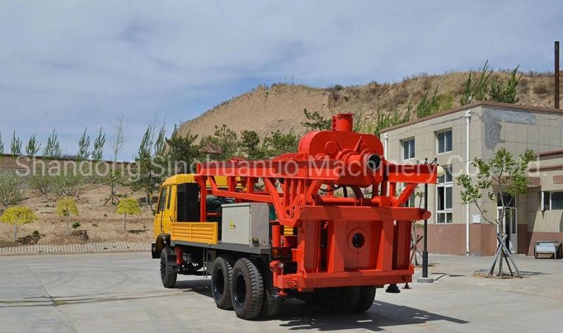 300m Depth Truck Mounted Reverse Circulation Drilling Rig for Water Well Drill Machinery 120kw Rated Power