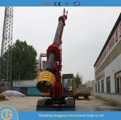 Highway Guardrail Hydraulic Drilling Rig Multifunctional Piling