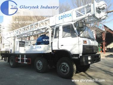 Durable C200ca Truck Mounted Water Well Drilling Rig