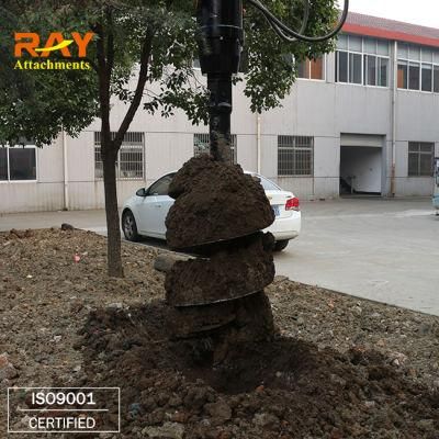 Mini Excavator Equipment Post Hole Digger Fence Post Auger for Sale