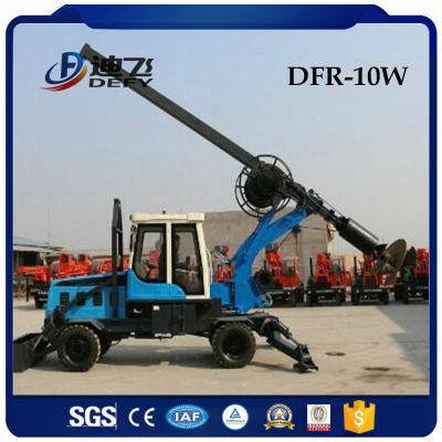 2022 Hot Sale Wheels Mounted Pile Driver for Piling Works
