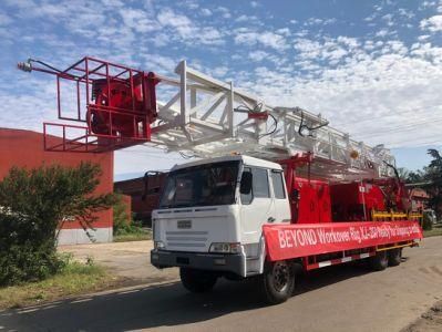 Factory Price Fast Moving Speed Xj350 Mobile Workover Rig